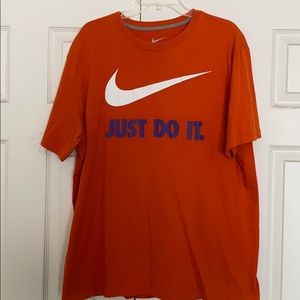 Nike Orange Just Do It T-Shirt